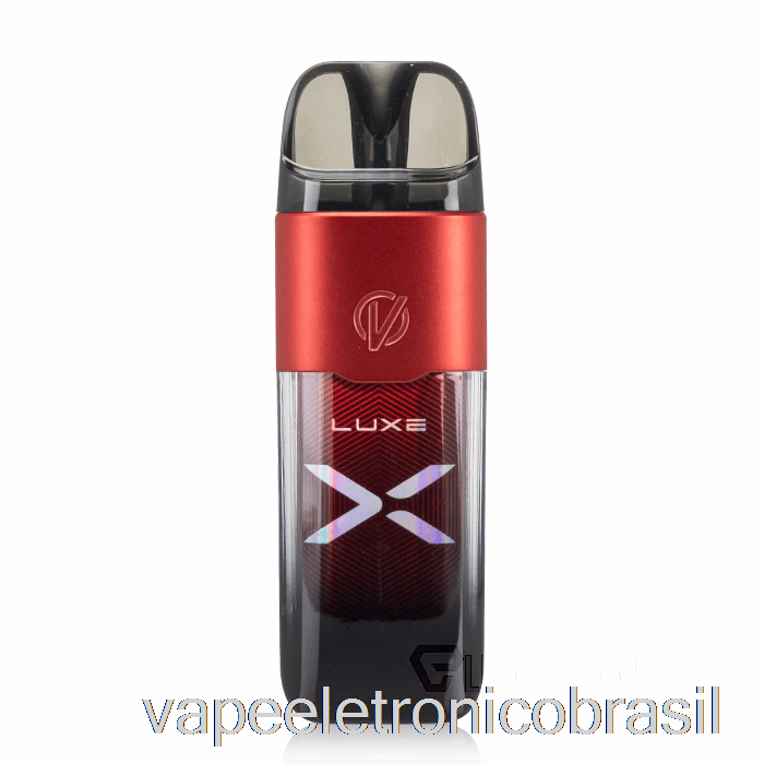 Vape Recarregável Vaporesso Luxe X 40w Pod System Vermelho